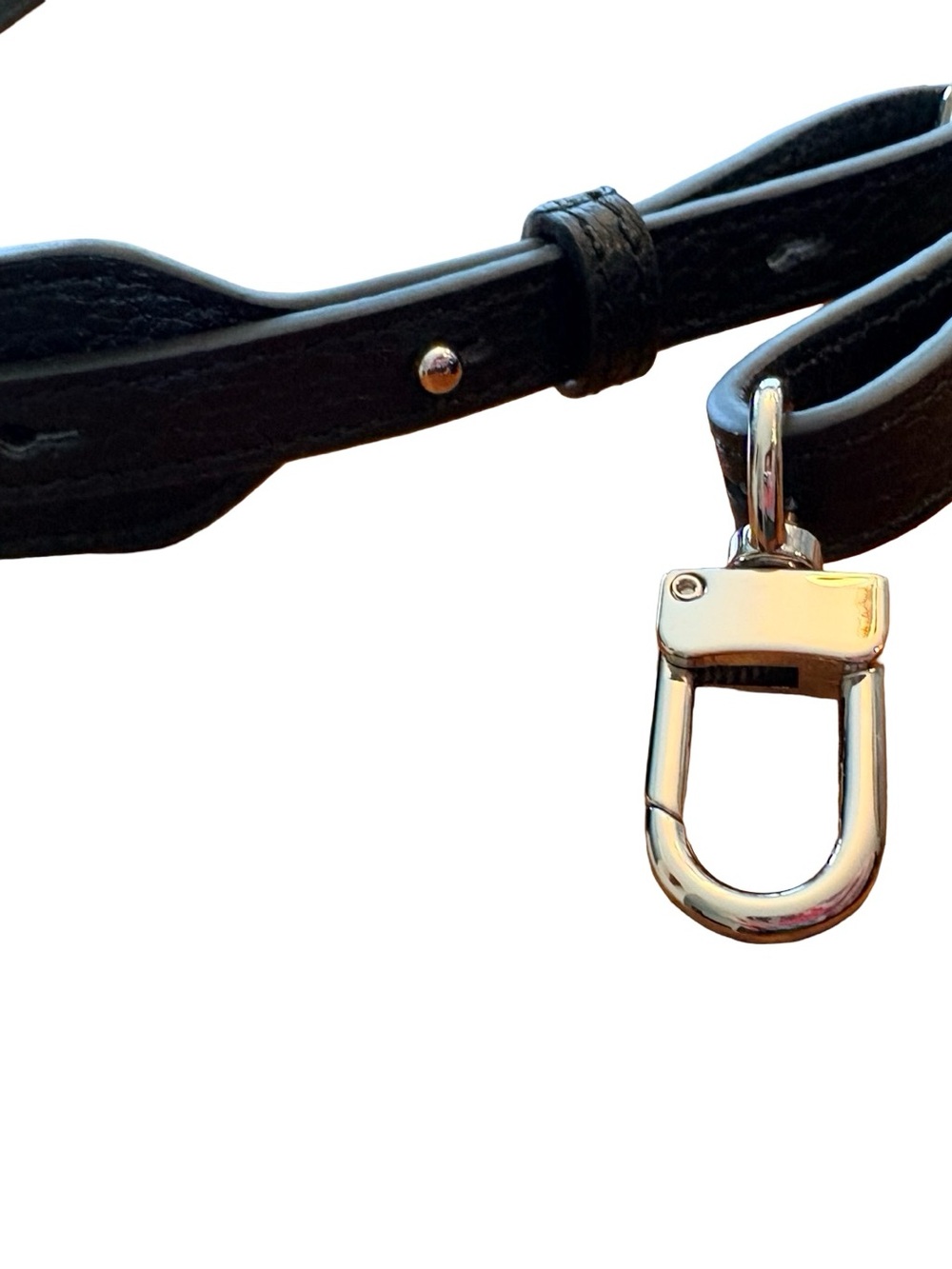 The Horse Clementine Handbag Shoulder Bag Black Pebbled Leather Silver Hardware - Picture 11 of 16